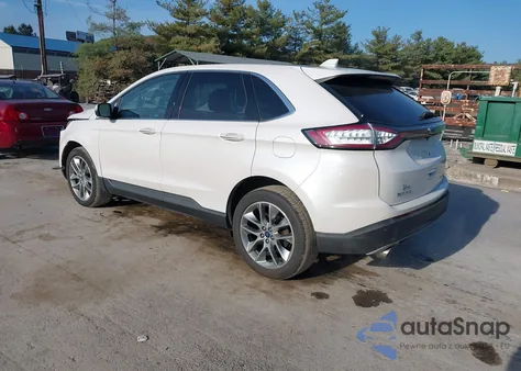 2017 Ford Edge Titanium z USA, uszkodzony, nr VIN 2FMPK4K83HBB40231